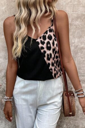 Black Casual Sexy Blouse With Animal Print - Brand: Janes - Women & Kids, Baby Clothes Wholesale - Globality Store