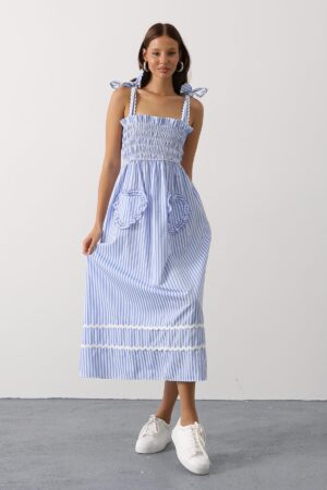 Casual Cute Preppy A-Line Dress - Brand: Reyon - Women & Kids, Baby Clothes Wholesale - Globality Store