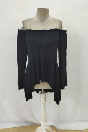 Blouse With Bell Sleeves And Off Shoulder Neck - Brand: Janes - Women & Kids, Baby Clothes Wholesale - Globality Store