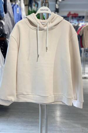 Sweatshirt Oversized Hooded Neck Long Sleeve - Brand: MISS POEM - Women & Kids, Baby Clothes Wholesale - Globality Store