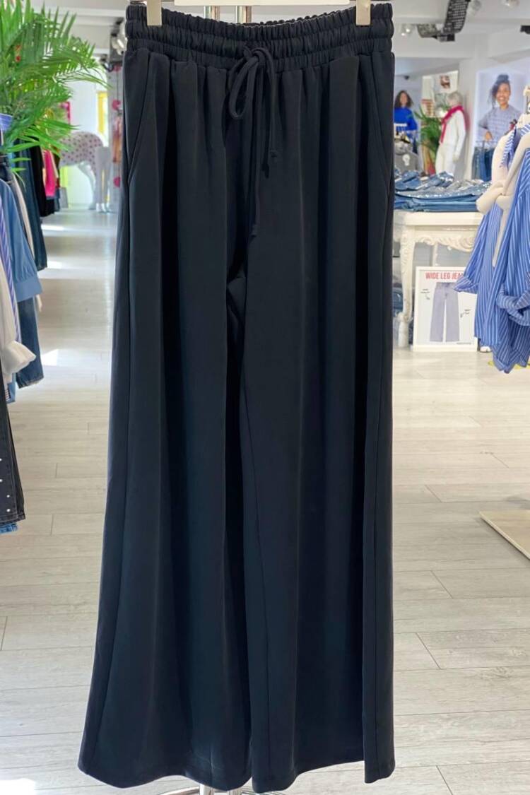 Palazzo Pants With Drawstring And Wide Leg - Brand: MISS POEM - Women & Kids, Baby Clothes Wholesale - Globality Store