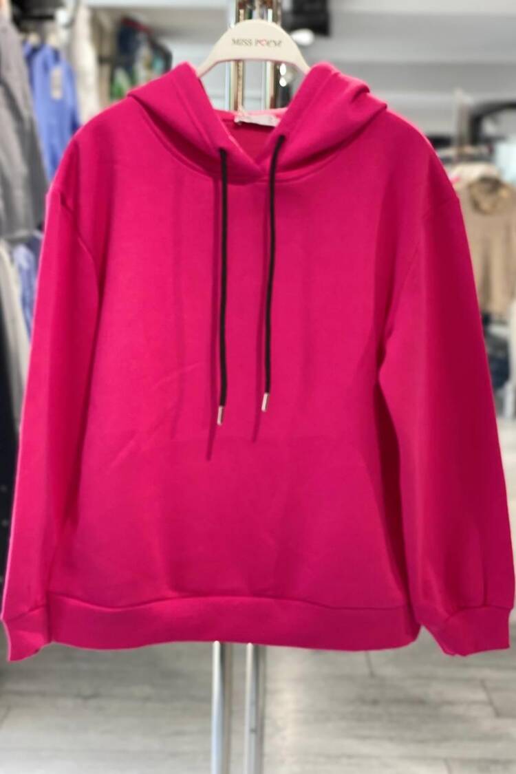 Sweatshirt With Hooded Neck And Long Sleeves - Brand: MISS POEM - Women & Kids, Baby Clothes Wholesale - Globality Store