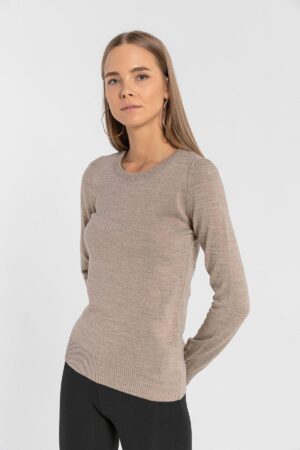 Beige Casual Elegant Preppy Sweater - Brand: MISS POEM - Women & Kids, Baby Clothes Wholesale - Globality Store