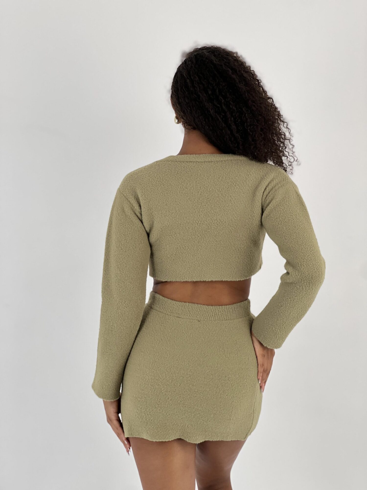 Khaki Casual Sexy Streetwear Elegant Set - Brand: MISS POEM - Women & Kids, Baby Clothes Wholesale - Globality Store