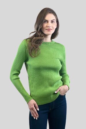 Striped Slim Fit Sweater With Round Neck - Brand: MISS POEM - Women & Kids, Baby Clothes Wholesale - Globality Store
