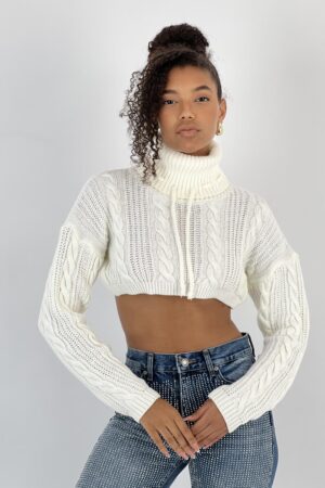 White Casual Sexy Streetwear Boho Crop Top - Brand: MISS POEM - Women & Kids, Baby Clothes Wholesale - Globality Store