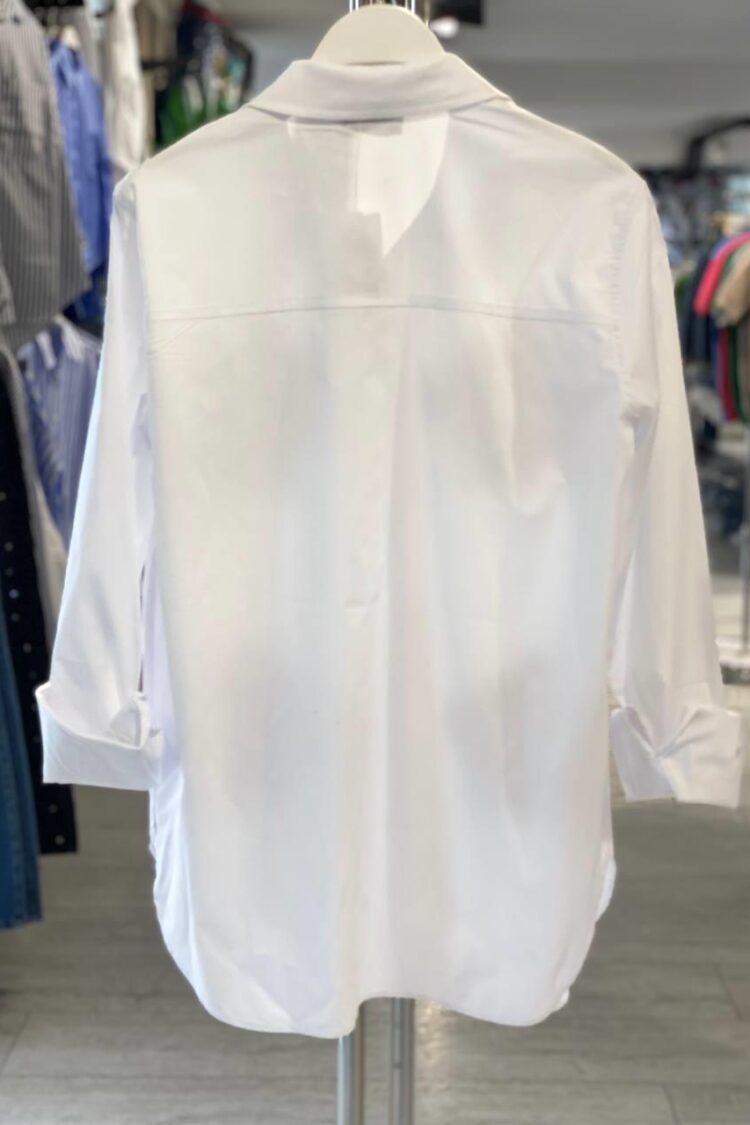 White Casual Streetwear Elegant Shirt