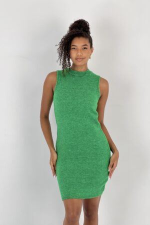Green Bodycon Cap Sleeve Mini Dress - Brand: MISS POEM - Women & Kids, Baby Clothes Wholesale - Globality Store