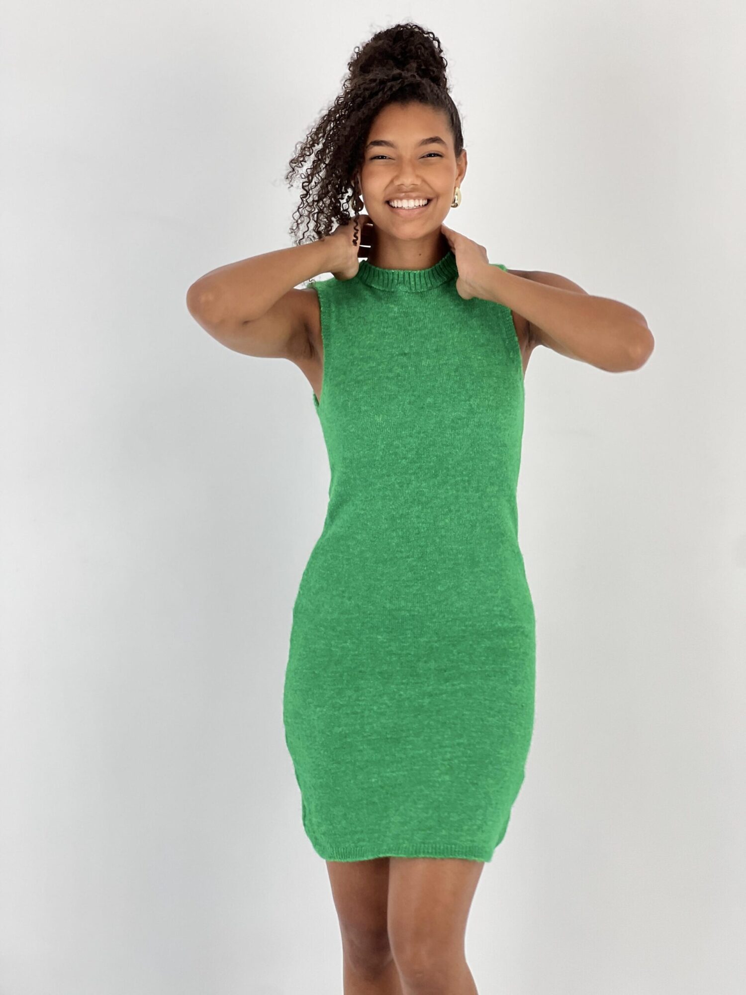 Green Bodycon Cap Sleeve Mini Dress - Brand: MISS POEM - Women & Kids, Baby Clothes Wholesale - Globality Store