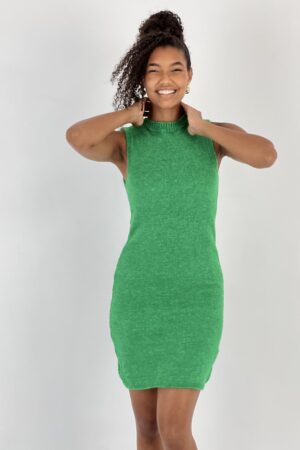 Green Bodycon Cap Sleeve Mini Dress - Brand: MISS POEM - Women & Kids, Baby Clothes Wholesale - Globality Store