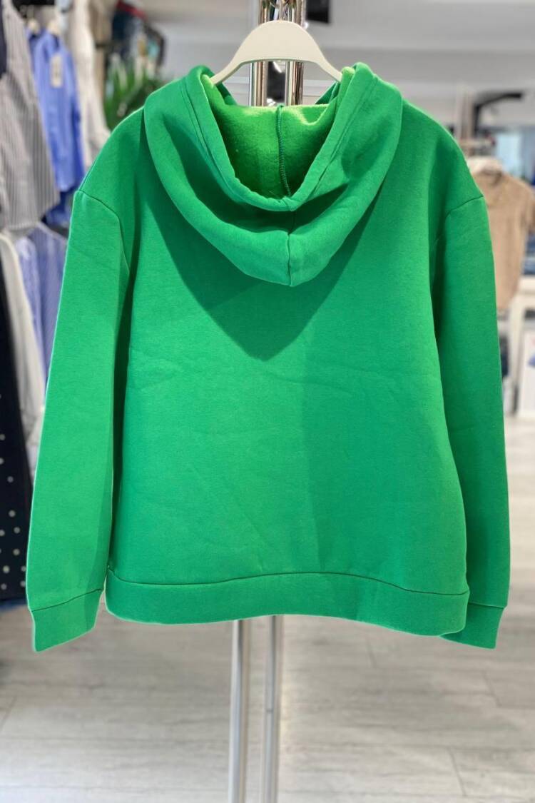 Sweatshirt With Hooded Neck - Casual Sport Streetwear