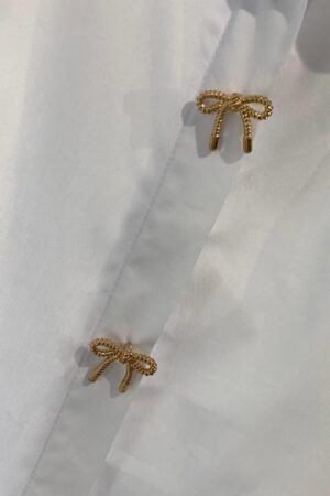 White Casual Elegant Shirt - Brand: MISS POEM - Women & Kids, Baby Clothes Wholesale - Globality Store