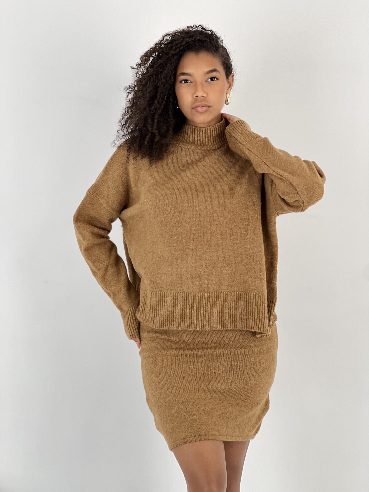 Brown Elegant Casual Set - Brand: MISS POEM - Women & Kids, Baby Clothes Wholesale - Globality Store