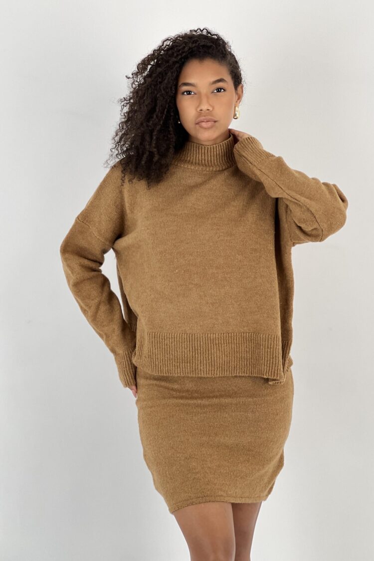 Brown Elegant Casual Set - Brand: MISS POEM - Women & Kids, Baby Clothes Wholesale - Globality Store