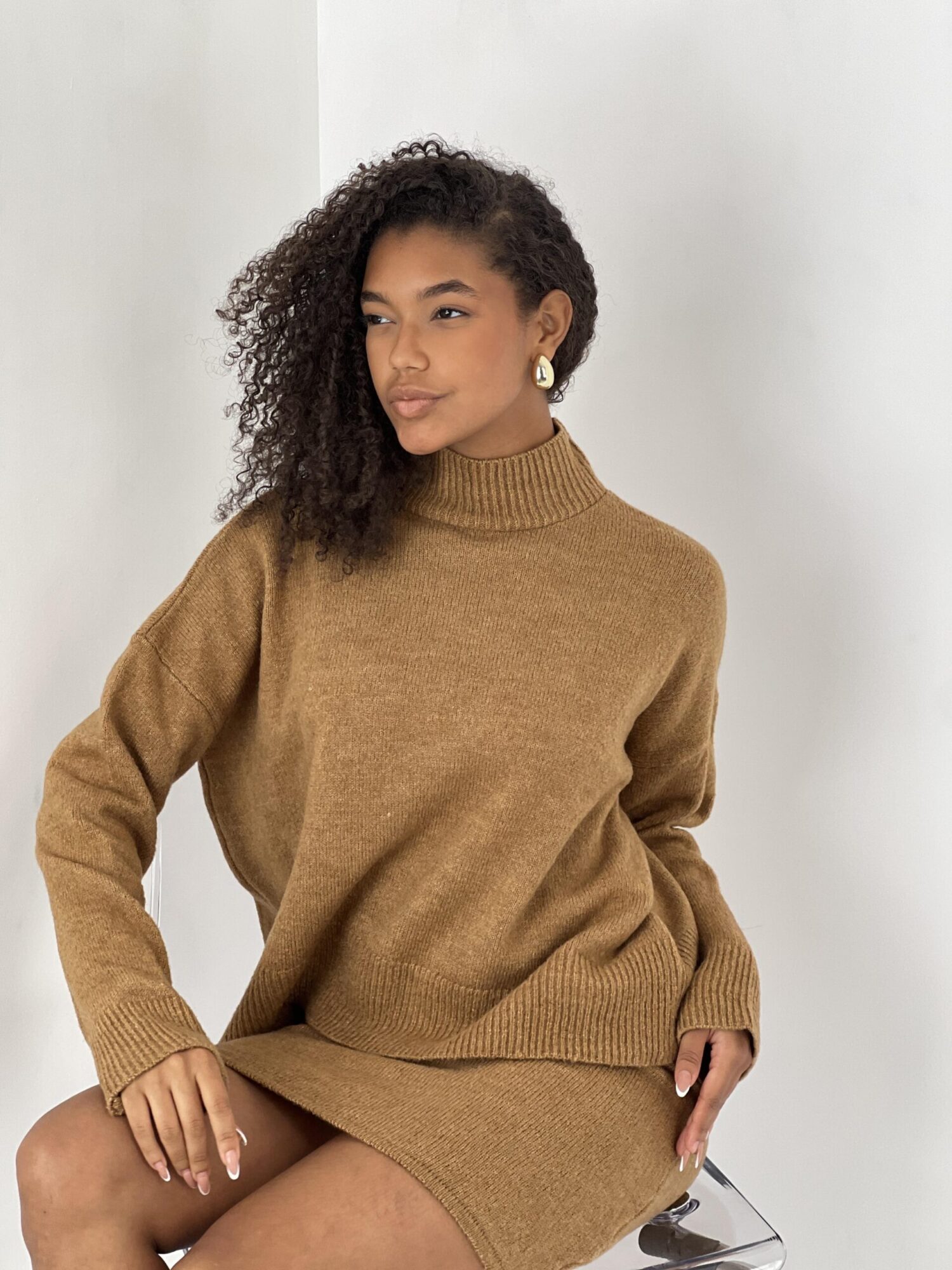 Brown Elegant Casual Set - Brand: MISS POEM - Women & Kids, Baby Clothes Wholesale - Globality Store