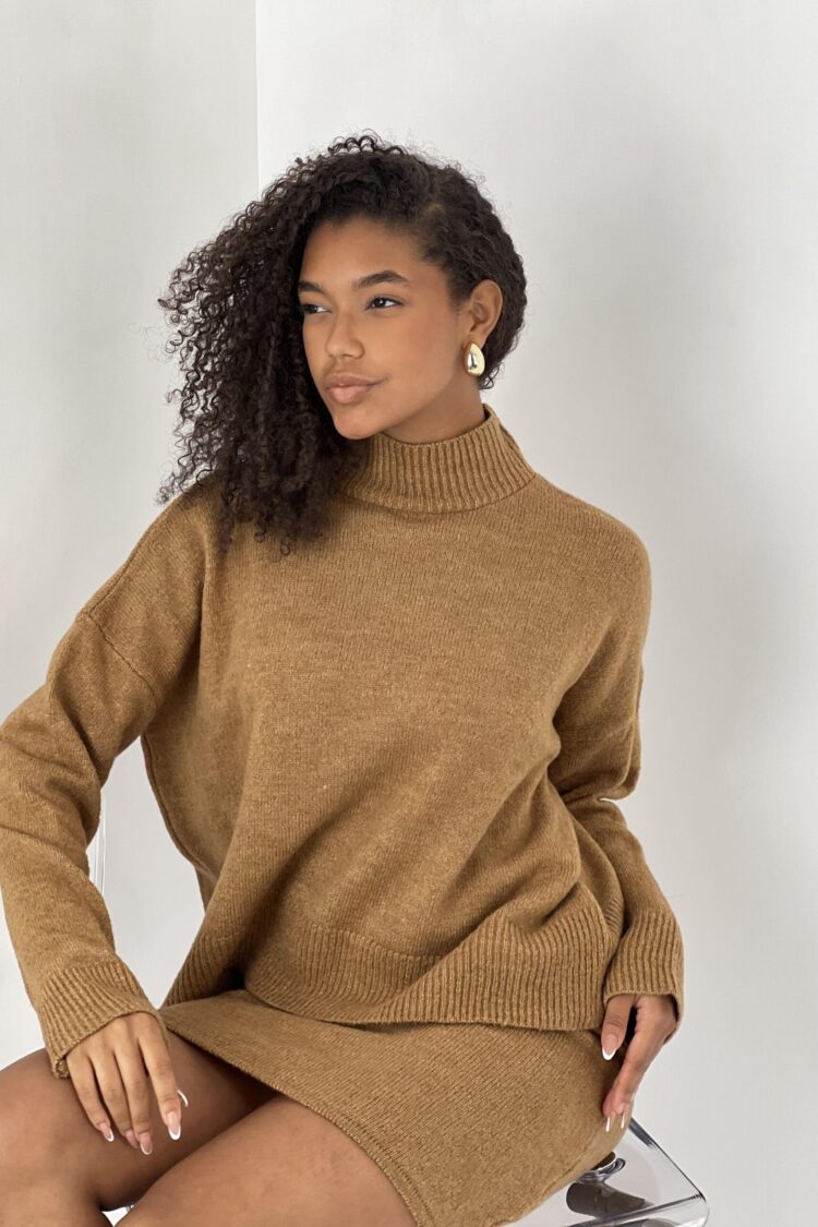 Brown Elegant Casual Set