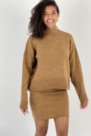 Brown Elegant Casual Set - Brand: MISS POEM - Women & Kids, Baby Clothes Wholesale - Globality Store