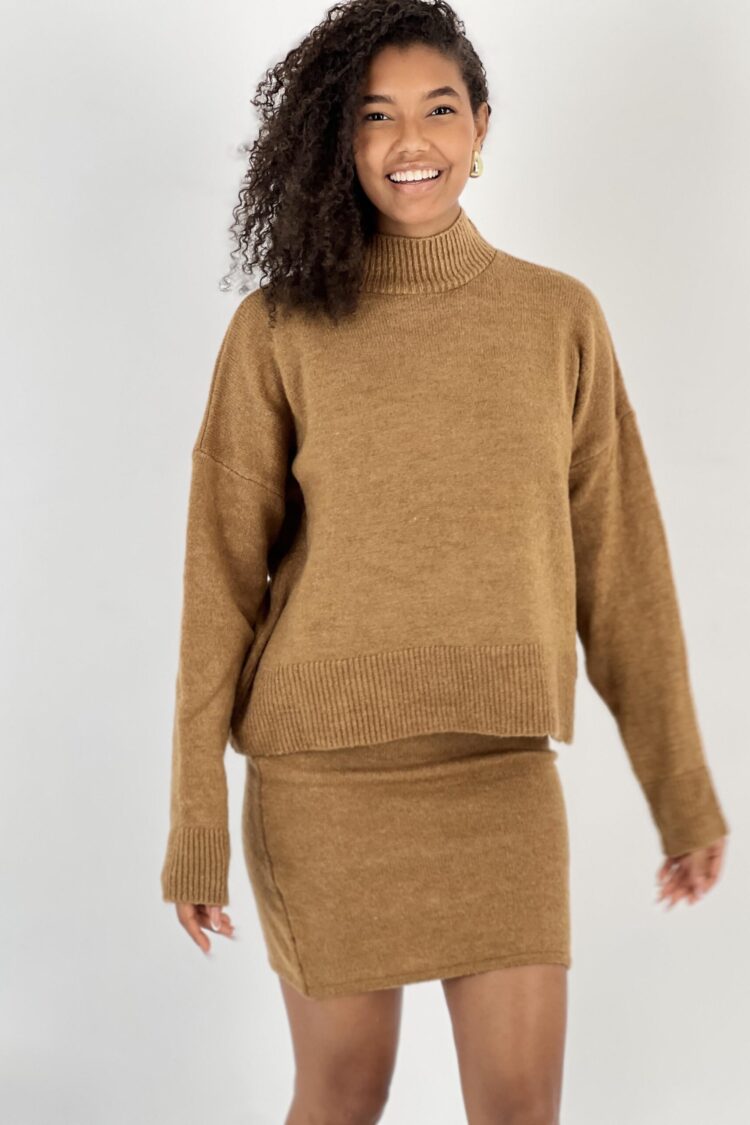 Brown Elegant Casual Set