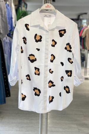 White Casual Streetwear Buttoned Shirt - Brand: MISS POEM - Women & Kids, Baby Clothes Wholesale - Globality Store