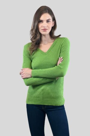 Slim Fit V-Neck Casual Sweater - Brand: MISS POEM - Women & Kids, Baby Clothes Wholesale - Globality Store
