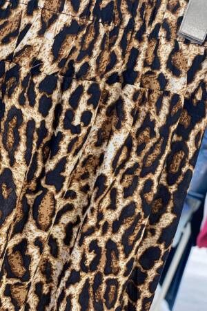 Brown Animal Print Palazzo Pants - Brand: MISS POEM - Women & Kids, Baby Clothes Wholesale - Globality Store