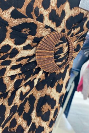 Leopard Print Wrap Midi Skirt High Waist - Brand: MISS POEM - Women & Kids, Baby Clothes Wholesale - Globality Store