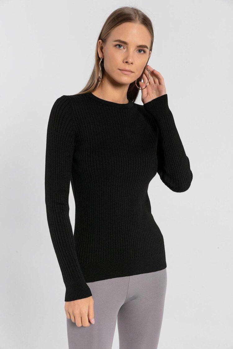Sweater Slim Fit Long Sleeve Round Neck