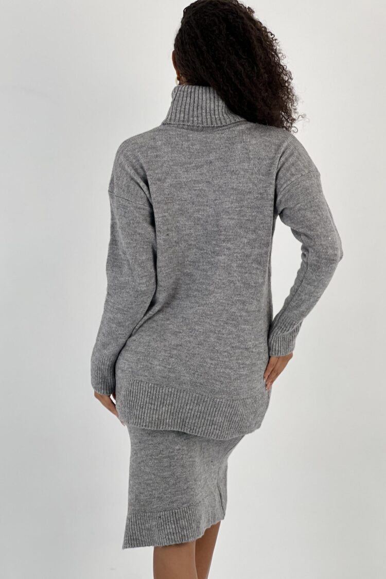 Grey Elegant Casual Set