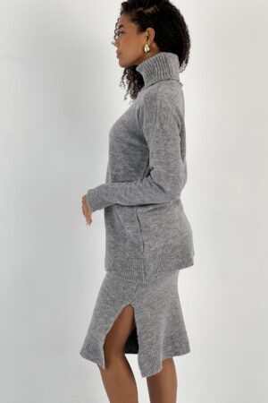 Grey Elegant Casual Set - Brand: MISS POEM - Women & Kids, Baby Clothes Wholesale - Globality Store