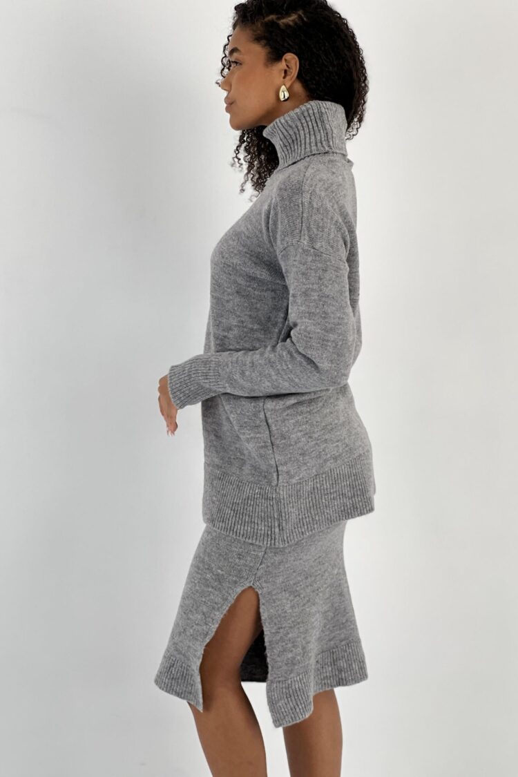 Grey Elegant Casual Set