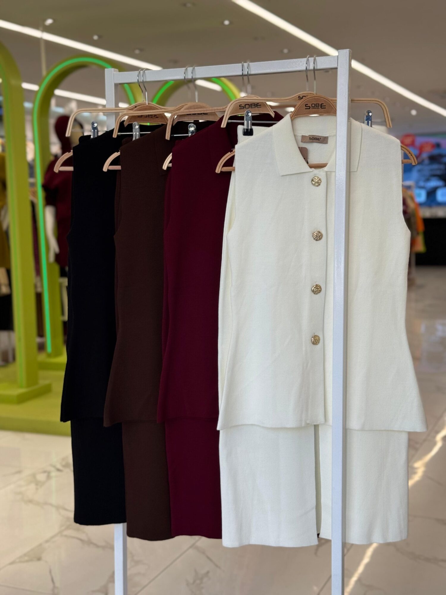 Elegant White Set With Pencil Skirt - Brand: Sobe Istanbul - Women & Kids, Baby Clothes Wholesale - Globality Store