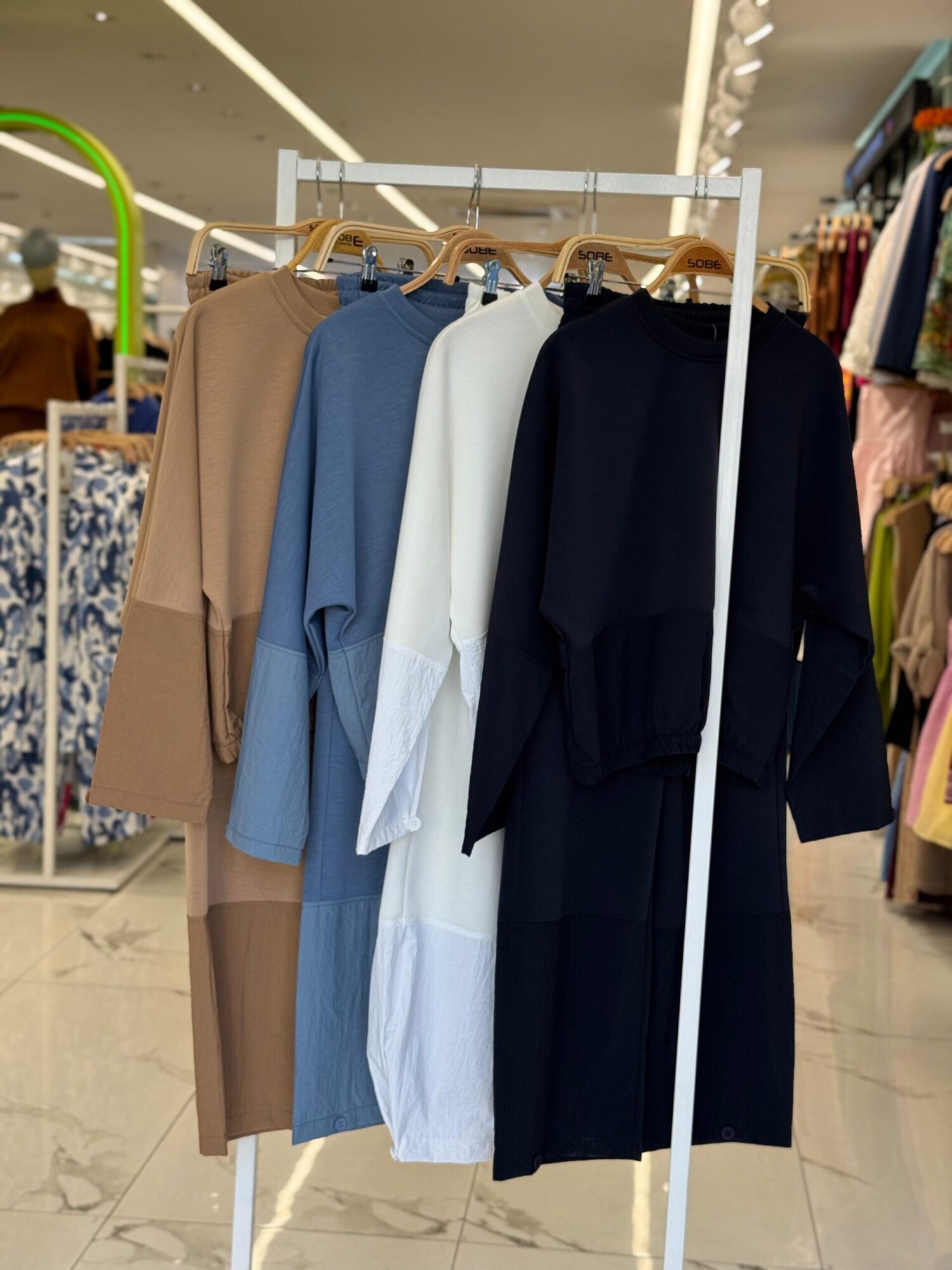 Blue Color Block Casual Sport Set - Brand: Sobe Istanbul - Women & Kids, Baby Clothes Wholesale - Globality Store