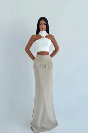 Mermaid Maxi Skirt With High Waist - Brand: EYYO ATELIER - Women & Kids, Baby Clothes Wholesale - Globality Store