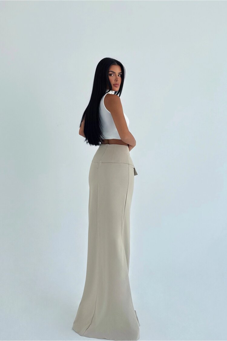 Mermaid Maxi Skirt With High Waist