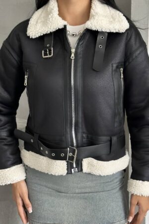 Biker Jacket With Zipper Pockets - Brand: My Jest Fashion - Women & Kids, Baby Clothes Wholesale - Globality Store