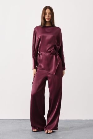 Elegant Claret Red Set - Brand: Reyon - Women & Kids, Baby Clothes Wholesale - Globality Store