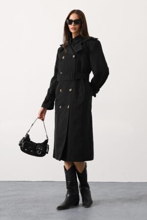 Elegant Formal Vintage Trenchcoat - Brand: Reyon - Women & Kids, Baby Clothes Wholesale - Globality Store