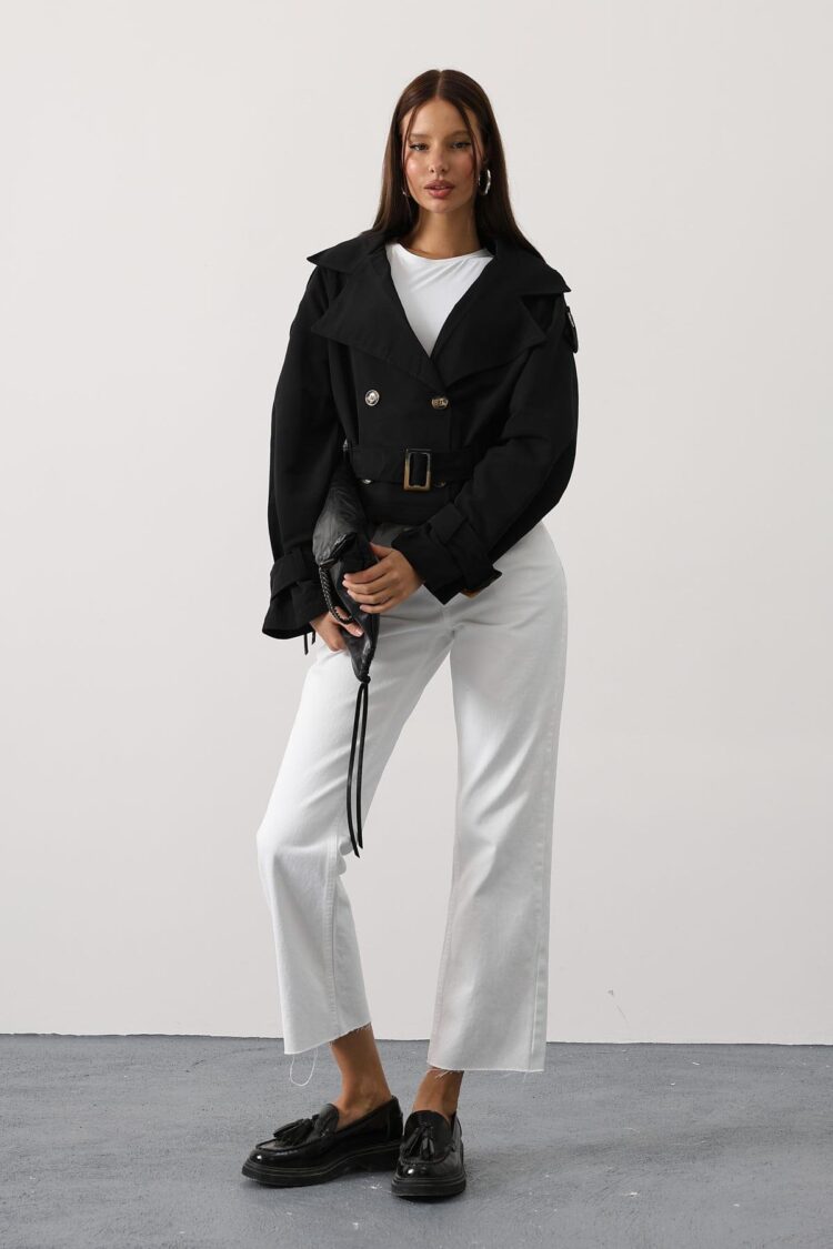 Trenchcoat Single-Breasted With Notched Collar - Brand: Reyon - Women & Kids, Baby Clothes Wholesale - Globality Store
