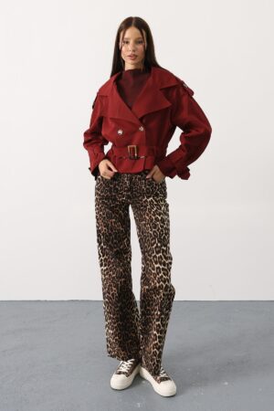 Trenchcoat Double-Breasted Elegant Coat - Brand: Reyon - Women & Kids, Baby Clothes Wholesale - Globality Store