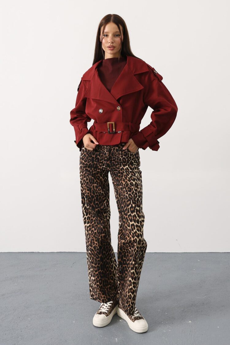 Trenchcoat Double-Breasted Elegant Coat - Brand: Reyon - Women & Kids, Baby Clothes Wholesale - Globality Store
