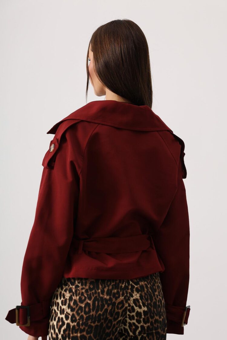 Trenchcoat Double-Breasted Elegant Coat
