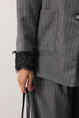 Grey Elegant Single-Breasted Blazer Jacket - Brand: Reyon - Women & Kids, Baby Clothes Wholesale - Globality Store