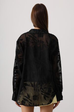 Elegant Buttoned Shirt With Notched Neck - Brand: Reyon - Women & Kids, Baby Clothes Wholesale - Globality Store