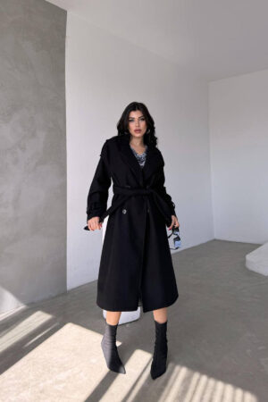 Elegant Double-Breasted Coat - Brand: Mode Roy - Women & Kids, Baby Clothes Wholesale - Globality Store