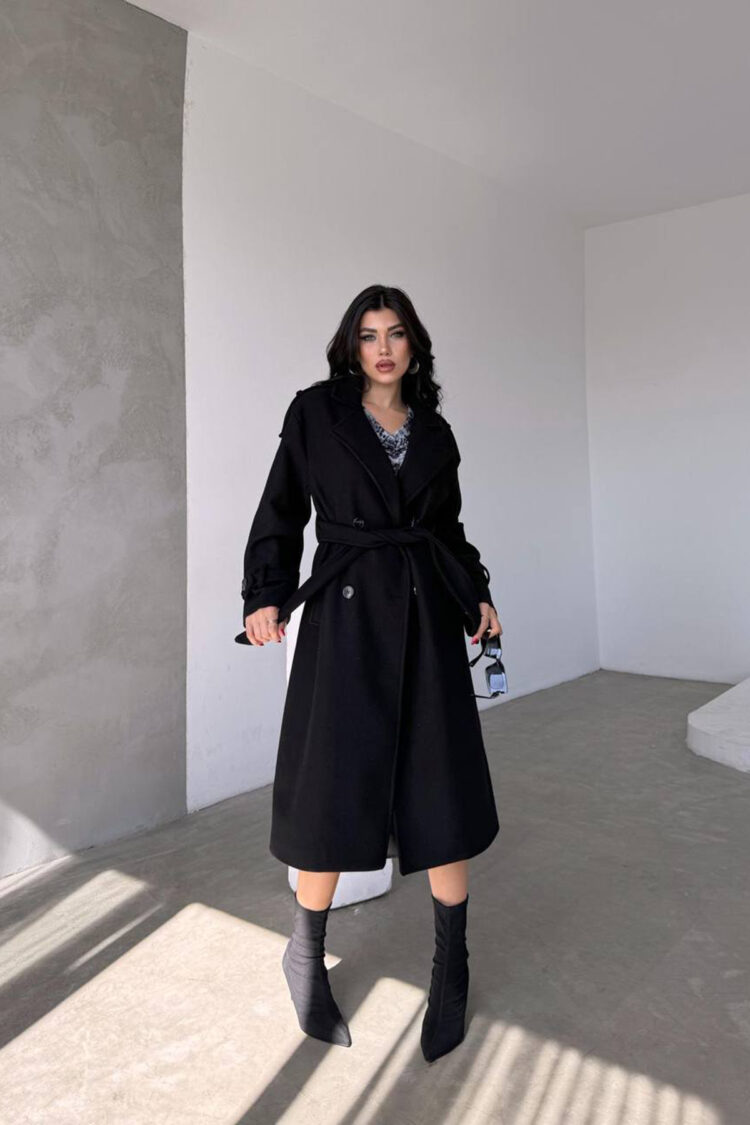Elegant Double-Breasted Coat
