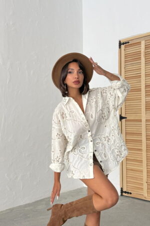 Beige Boho Casual Elegant Shirt - Brand: Topshow - Women & Kids, Baby Clothes Wholesale - Globality Store