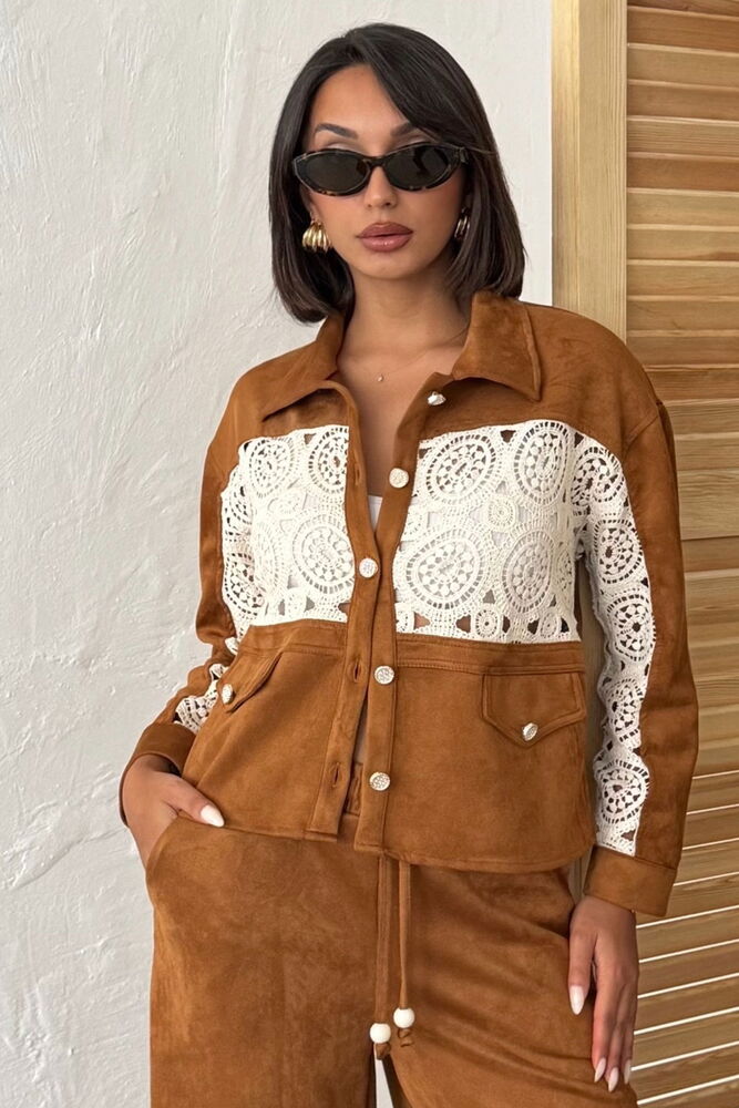 Patchwork Casual Overshirt Jacket - Brand: Topshow - Women & Kids, Baby Clothes Wholesale - Globality Store
