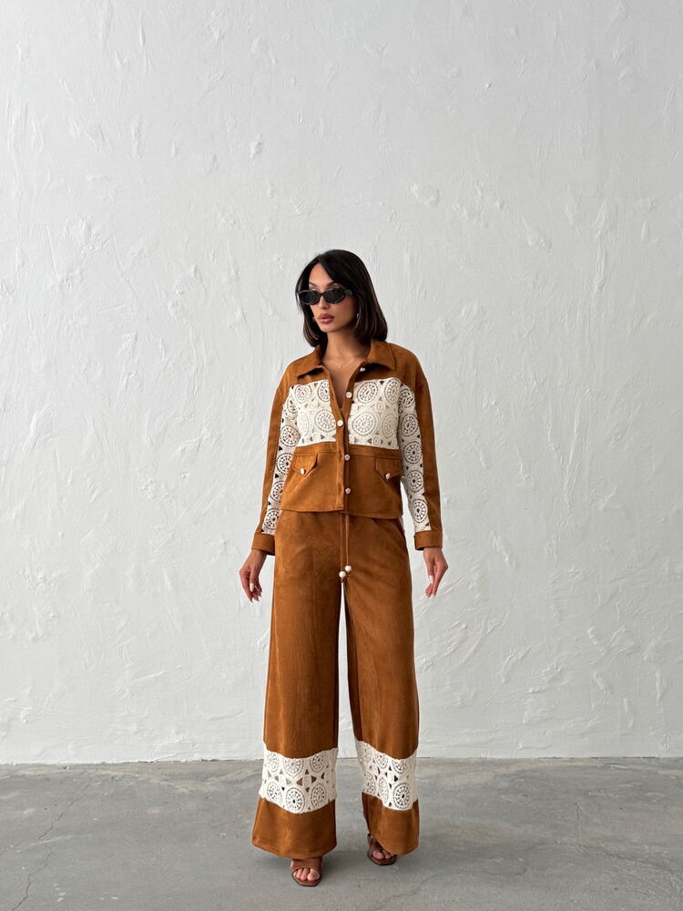 Patchwork Casual Overshirt Jacket