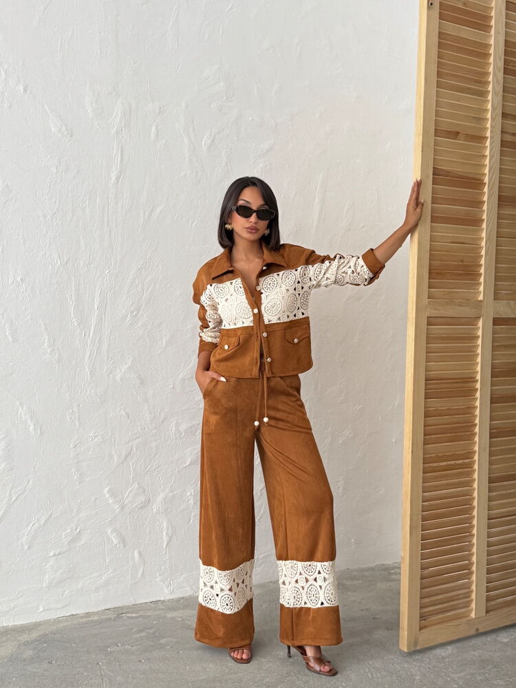 Patchwork Casual Overshirt Jacket