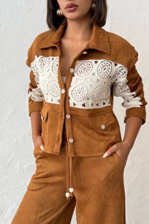 Patchwork Casual Overshirt Jacket - Brand: Topshow - Women & Kids, Baby Clothes Wholesale - Globality Store